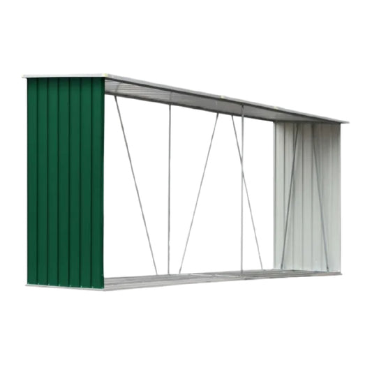 Metal Storage Shed for Outdoor Use - Galvanized Steel - 200 x 90 x 100